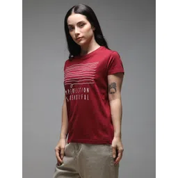 DILLINGER Typography Printed Round Neck Pure Cotton T-shirt image 4