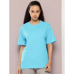 DILLINGER Women's Polyster Plain Oversized Fit Tshirt image 5