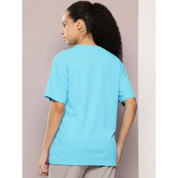 DILLINGER Women's Polyster Plain Oversized Fit Tshirt image 2