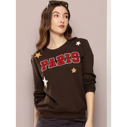 DILLINGER Women's Relaxed Fit Embroidery Long Sleeve Tshirt-picture-31