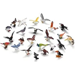 DIMAZO Small Kids Sea & Wild Animal Toys Sets for Fun, Educational, Spark Imagination and Learning (Multi Choice Sets) (Birds)-picture-32