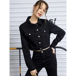 DIMPY GARMENTS Women Lightweight Denim Jacket-picture-36