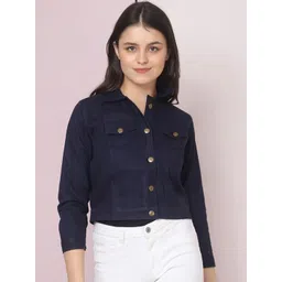 DIMPY GARMENTS Women Lightweight Denim Jacket-picture-33