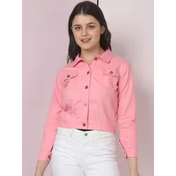 DIMPY GARMENTS Women Lightweight Denim Jacket-picture-24