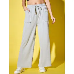DIMPY GARMENTS Women Relaxed High-Rise Cargos Trousers-image-47