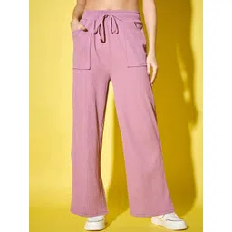 DIMPY GARMENTS Women Relaxed High-Rise Cargos Trousers-picture-15