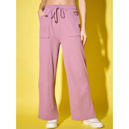 DIMPY GARMENTS Women Relaxed High-Rise Cargos Trousers-picture-12