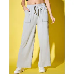 DIMPY GARMENTS Women Relaxed High-Rise Parallel Trousers-picture-8