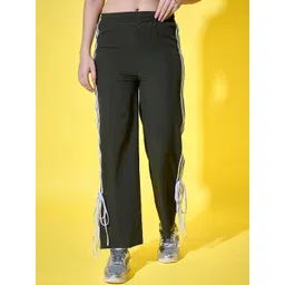 DIMPY GARMENTS Women Relaxed High Rise Wrinkle Free Cargos Trousers-picture-16