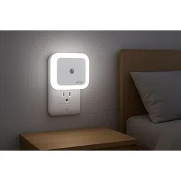 DIONA 0.5W Led Plug in Smart Night Lamp with Automatic Sensor Smart Led Night Lamp -(White) Pack of 1(Acrylonitrile Butadiene Styrene)-image-24