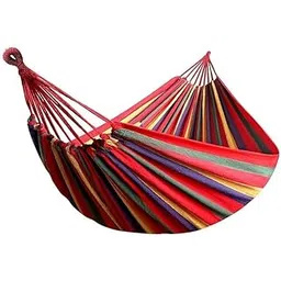 dipdey DIPDEYCamping Hammock Swing Cotton Fabric Portable Travel Tree Hanging Bed Indoor Outdoor Garden Beach Sleeping Jhula for Baby Adults Men & Women-picture-24