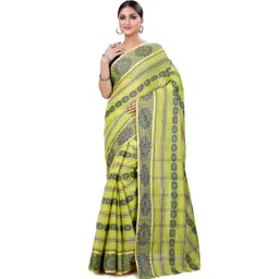 DipDiya Floral Pure Cotton Taant Saree-picture-10