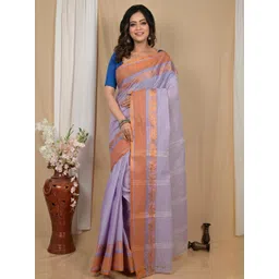 DipDiya Striped Pure Cotton Taant Saree-picture-24