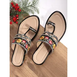 DIPYO Embellished Party Comfort Sandals image 1