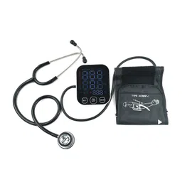 Dishan Digital Talking One Touch Operation Presser Checking Monitor, Large Screen & C-Type USB Cable With Classic II Duo Stethoscope, Bp Monitor-picture-24