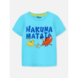 Disney By Miss and Chief Boys Pack of 3 Simba and Friends Graphic Printed T-Shirts-picture-30