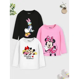 Disney By Miss and Chief Girls 3 Printed Applique T-shirt-picture-39