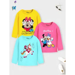 Disney By Miss and Chief Girls 3 Printed Applique T-shirt-picture-35