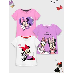Disney By Miss and Chief Girls 3 Printed T-shirt-picture-40