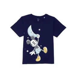 Disney by Wear Your Mind Boys Mickey Mouse Printed Pure Cotton T-shirt-picture-33