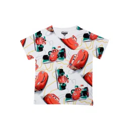 Disney by Wear Your Mind Boys White Printed Round Neck T-shirt-picture-27