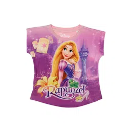 Disney by Wear Your Mind Girls Pink Princess  Printed Top-picture-28