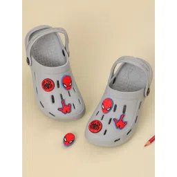 Disney By Yellow Bee Boys Textured Spider-Man Clogs-picture-27