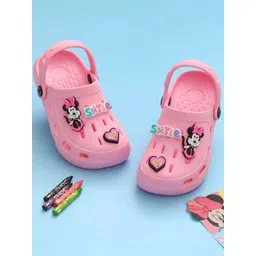 Disney By Yellow Bee Girls Minnie Mouse Printed ClogsFlip Flops-picture-10