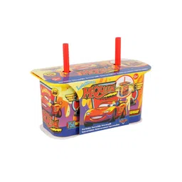 Disney Boys Set Of 2 Printed Stor Daily Use Yoghurt Straw Tumbler Cars Water Bottle-picture-20