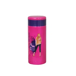 Disney Kids Pink & Blue Hanna Montana Printed Stainless Steel Flask Water Bottle-picture-18
