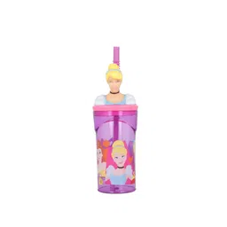 Disney Pink Disney Printed Leak Proof Water Bottle 360ml-picture-30