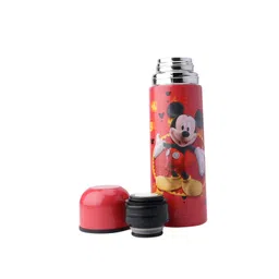 Disney Unisex Kids Red & Black Mickey Mouse Printed Stainless Steel Flask Water Bottle-picture-43