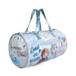 Disney Frozen Duffel Bag with Specious Single Compartment - Light Blue-picture-27