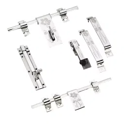 DiSS TASA Stainless Steel Heavy Single Door Fitting Accessories Set (Flower)-picture-37