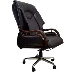 Divano Modular Big Boss Leatherette Black High Back Recliner Office Chair DM 109-picture-24