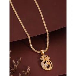 DIVASTRI Brass Gold-Plated Necklace-picture-23