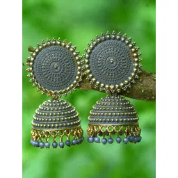 DIVASTRI Circular Jhumkas Earrings-picture-29