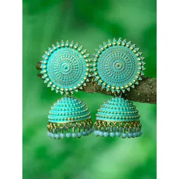 DIVASTRI Circular Jhumkas Earrings-picture-34