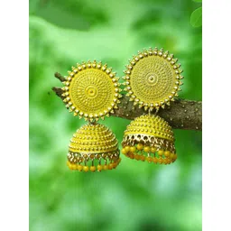 DIVASTRI Circular Jhumkas Earrings-picture-35
