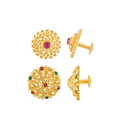 DIVASTRI Circular Studs Earrings-picture-18
