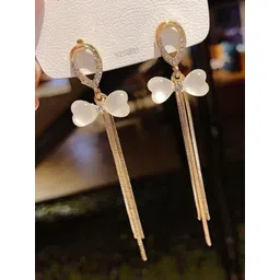 DIVASTRI Diamond Shaped Drop Earrings image 1