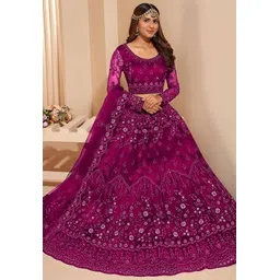 divastri Embroidered Semi Stitched Lehenga Choli-picture-11