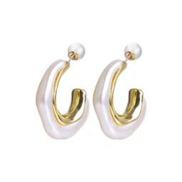 DIVASTRI Geometric Half Hoop Earrings image 5