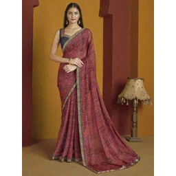 DIVASTRI Geometric Printed Saree-picture-25