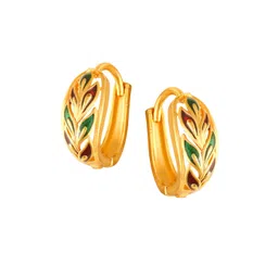 DIVASTRI Gold Plated Contemporary Chandbalis-picture-31