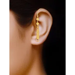 DIVASTRI Gold-Plated Contemporary Shaped Kanoti Ear Chains-picture-20