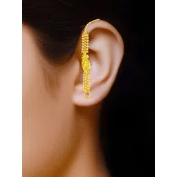 DIVASTRI Gold-Plated Contemporary Shaped Kanoti Ear Chains-picture-29