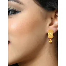 DIVASTRI Gold Plated Contemporary Shaped Studs-picture-36