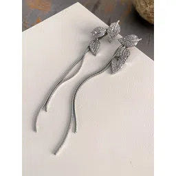 DIVASTRI Leaf Shaped Drop Earrings-picture-31