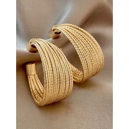 DIVASTRI Oval Hoop Earrings-picture-18